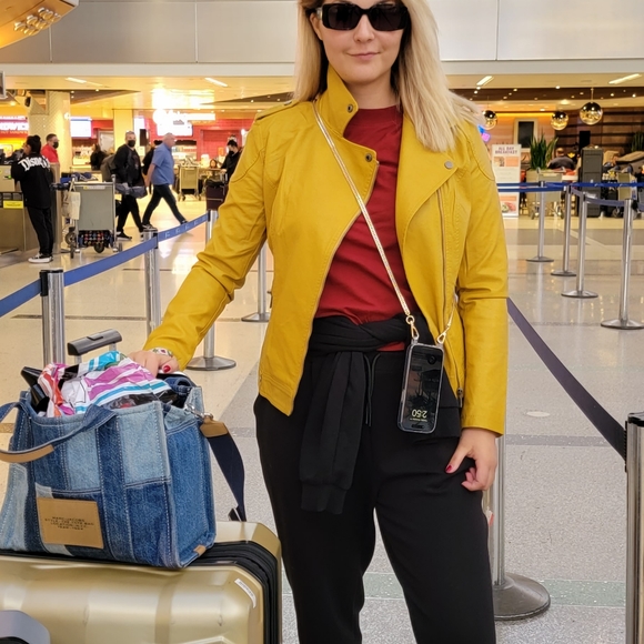 Vegan leather Jacket for Woman - Picture 2 of 4